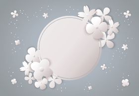 白色相册边框