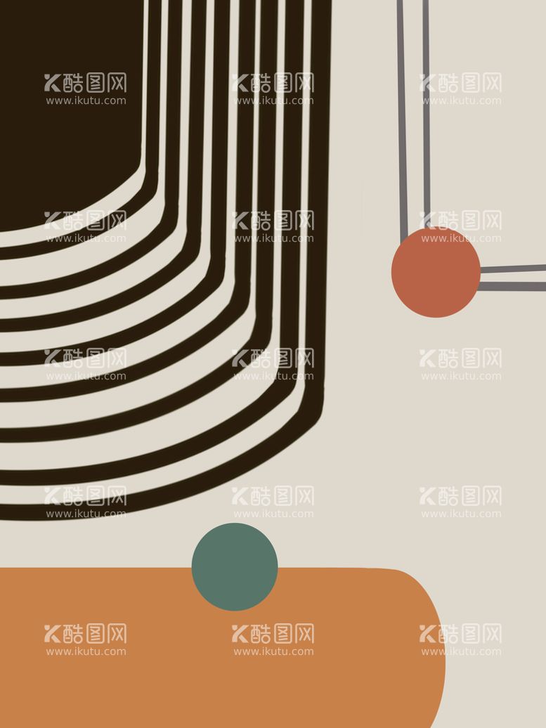 编号：63054709241027242518【酷图网】源文件下载-抽象几何装饰画