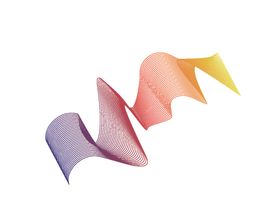 多彩渐变线条