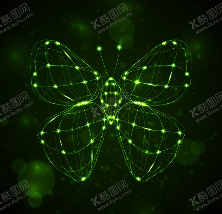 编号：95695610060936463756【酷图网】源文件下载-炫彩蝴蝶背景