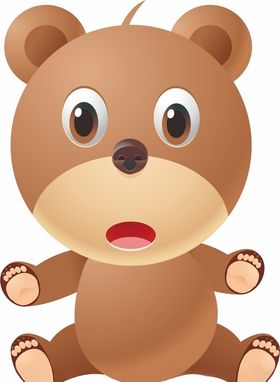 卡通小熊
