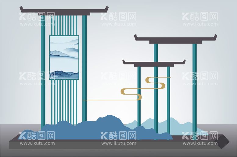 编号：42350609191521207294【酷图网】源文件下载-中式微景观