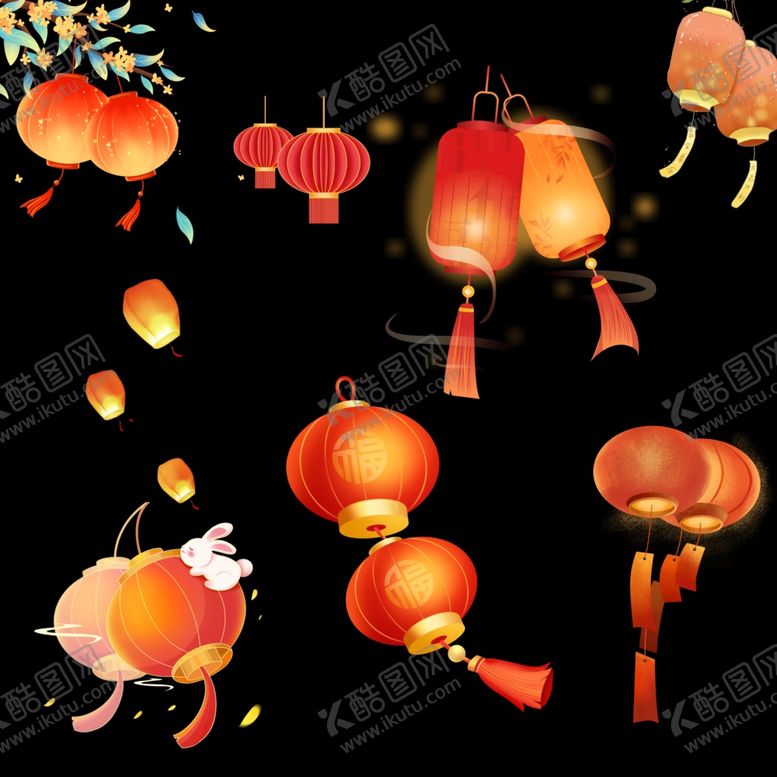编号：16397402202037265127【酷图网】源文件下载-灯笼素材