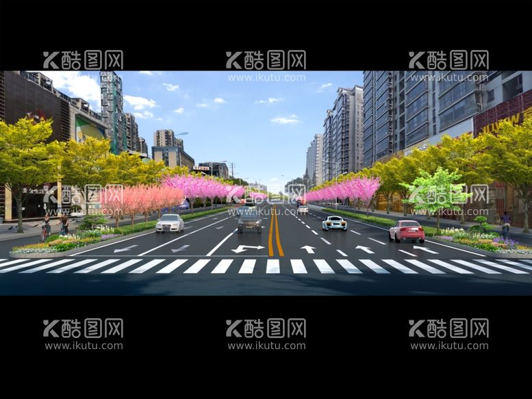 编号：27657602070149173284【酷图网】源文件下载-道路效果图