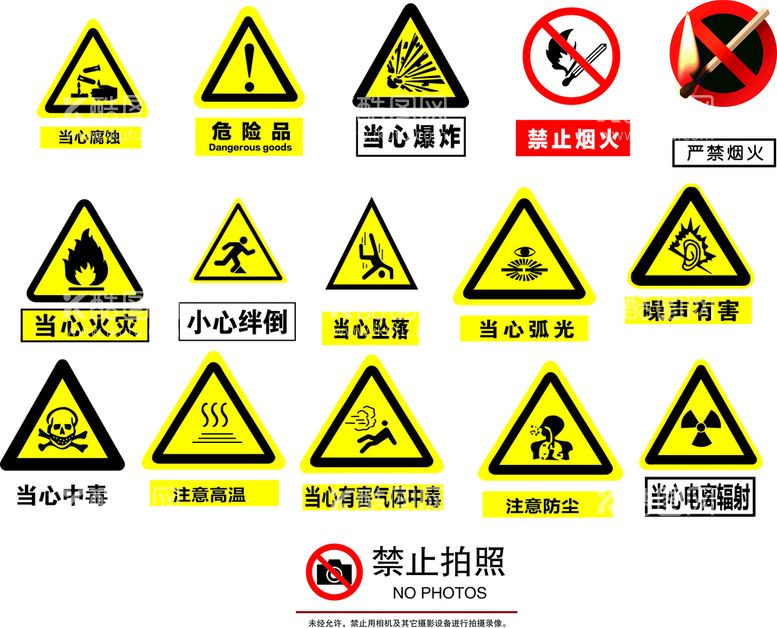 编号：97016309201632086980【酷图网】源文件下载-工厂危险标识