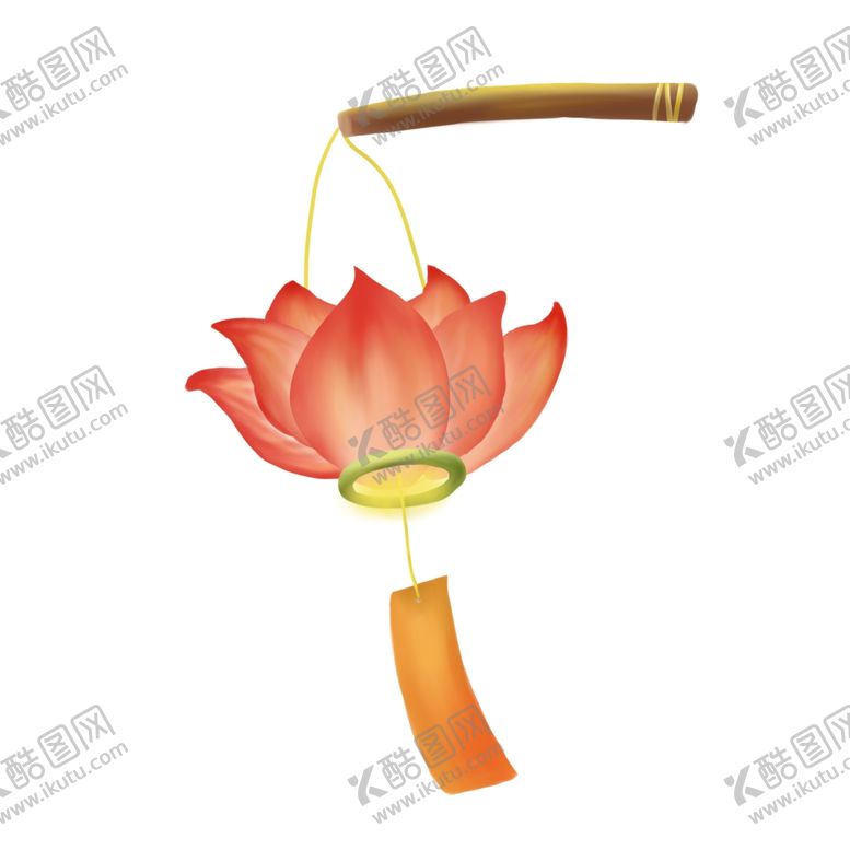 编号：84138509180544058211【酷图网】源文件下载-手绘卡通莲花灯