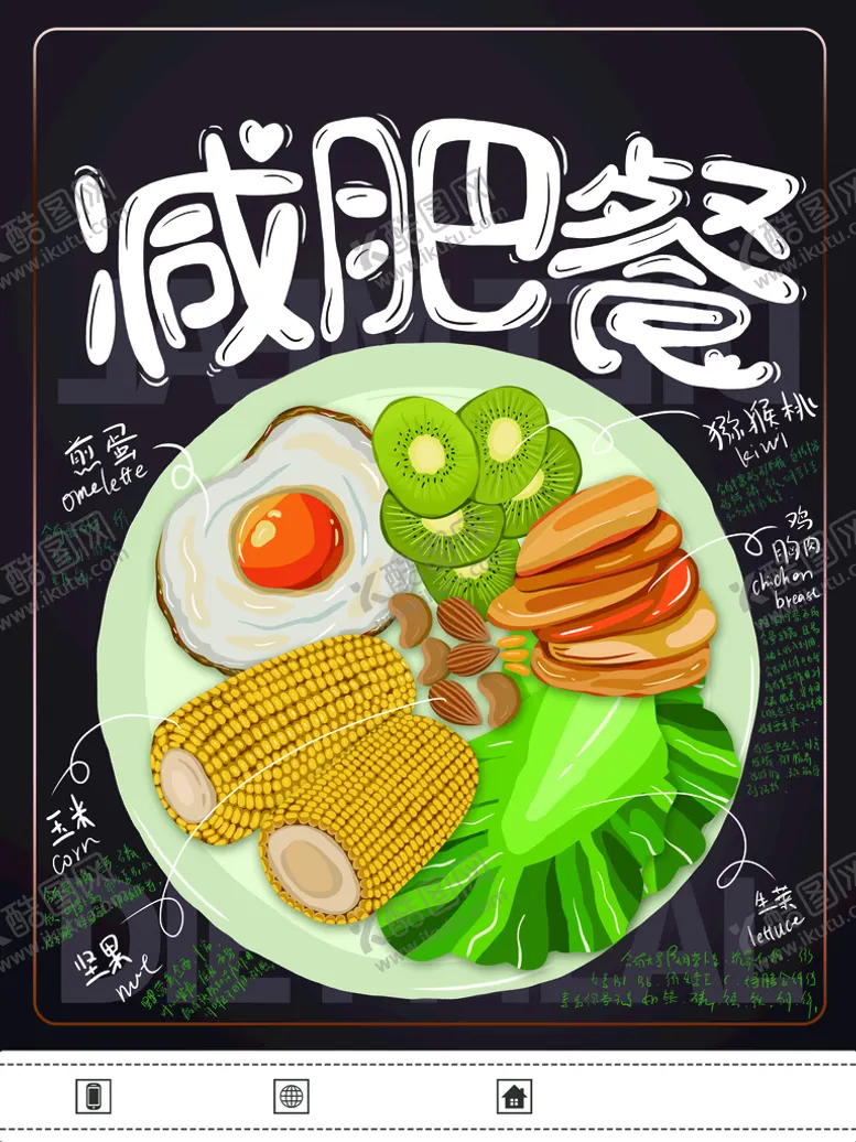编号：43018909270014548971【酷图网】源文件下载-减肥餐