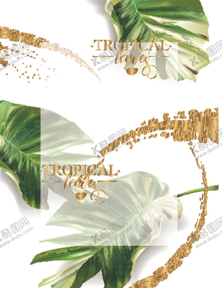 编号：97419710300324227651【酷图网】源文件下载-奢华树叶主题背景