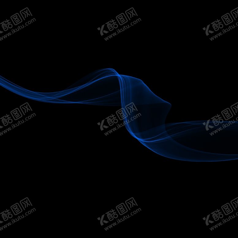 编号：22193805040116108872【酷图网】源文件下载-蓝色飘带