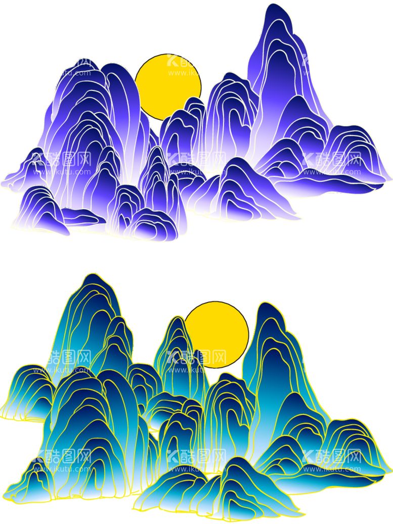 编号：78661112240623302828【酷图网】源文件下载-山矢量图