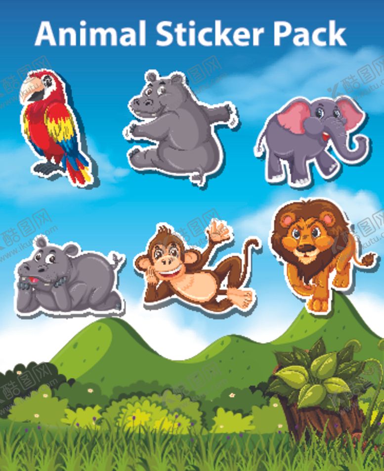 编号：88137709270212063893【酷图网】源文件下载-矢量动物素材