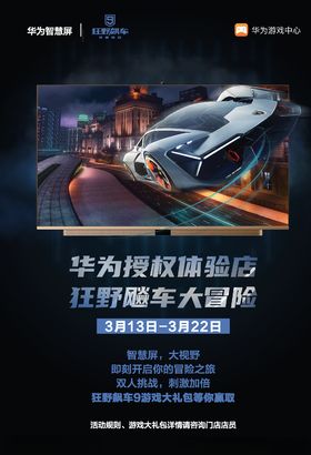 游戏体验宣传单