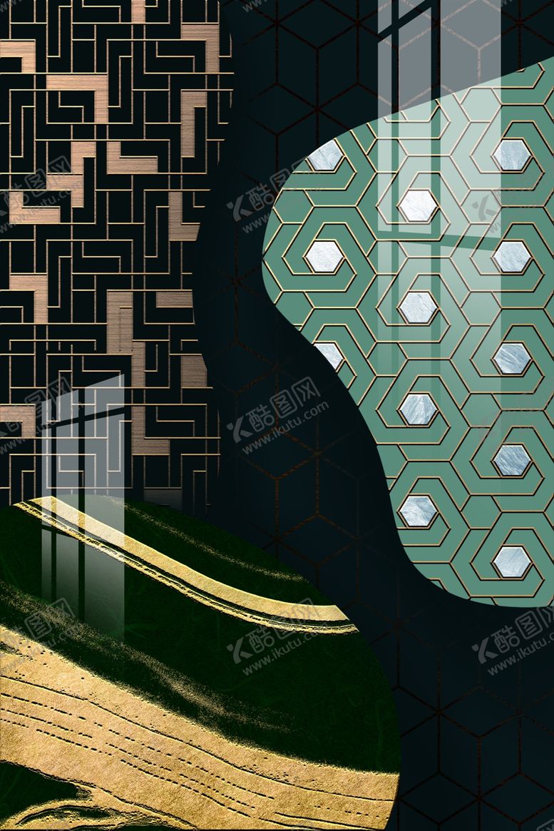 编号：33793409192051125003【酷图网】源文件下载-北欧风简约抽象艺术装饰画