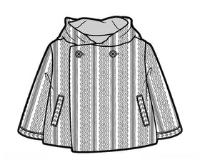 服装款式效果图衣上衣大衣