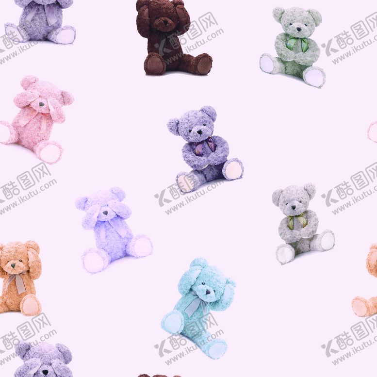 编号：89677611060828491837【酷图网】源文件下载-卡通熊数码印花