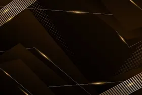 金色线条背景黑图片质感暗