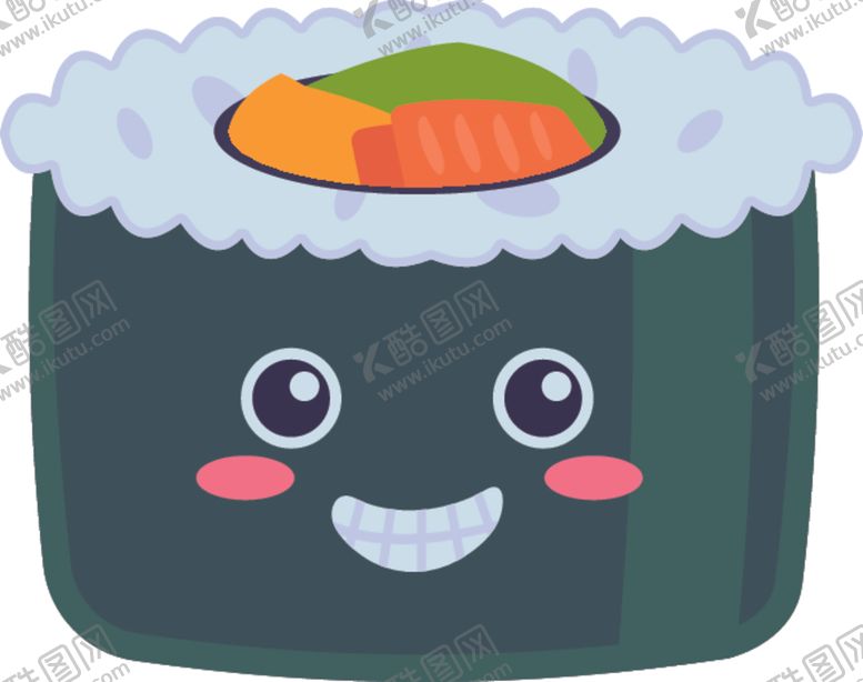 编号：91113607091734564401【酷图网】源文件下载-卡哇伊美食