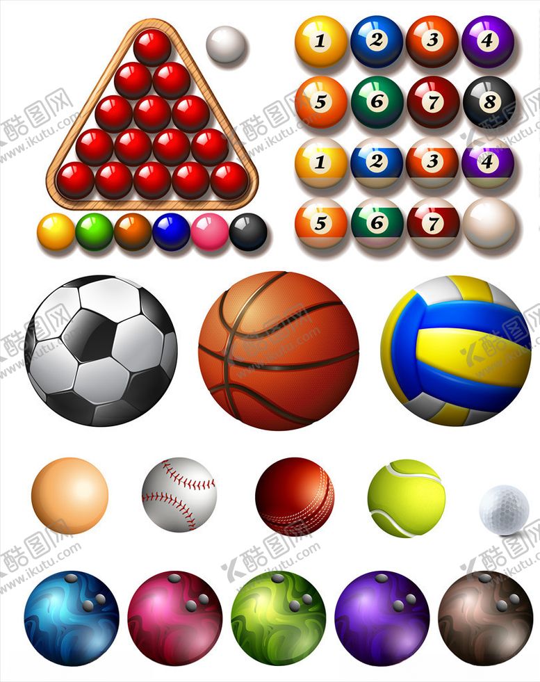 编号：75271709201502355336【酷图网】源文件下载-球类