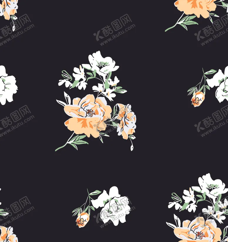 编号：90549902121901213762【酷图网】源文件下载-手绘花