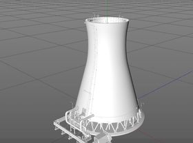 C4D模型工厂设备