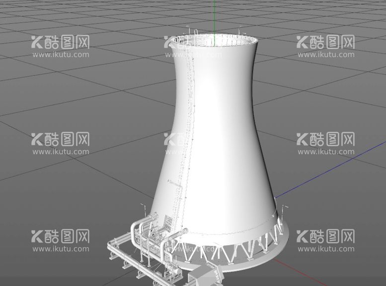 编号：47237012071953268318【酷图网】源文件下载-C4D模型工厂设备