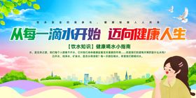 健康饮水宣传栏
