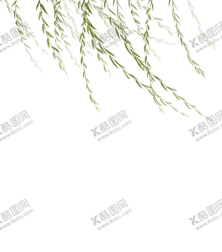 编号：10251410011456295186【酷图网】源文件下载-柳条柳枝