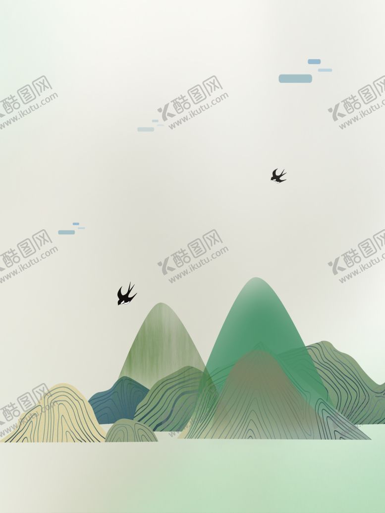 编号：54324609202132343019【酷图网】源文件下载-意境山水