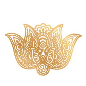 创意金色花纹图案设计