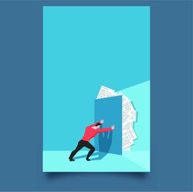 矢量海报高端渐变背景插画