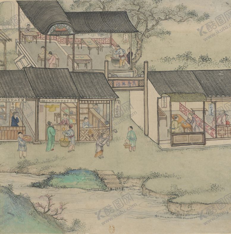 编号：94591509291558234274【酷图网】源文件下载-古代集市