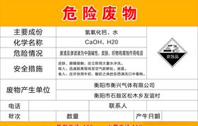 危险废物制度牌