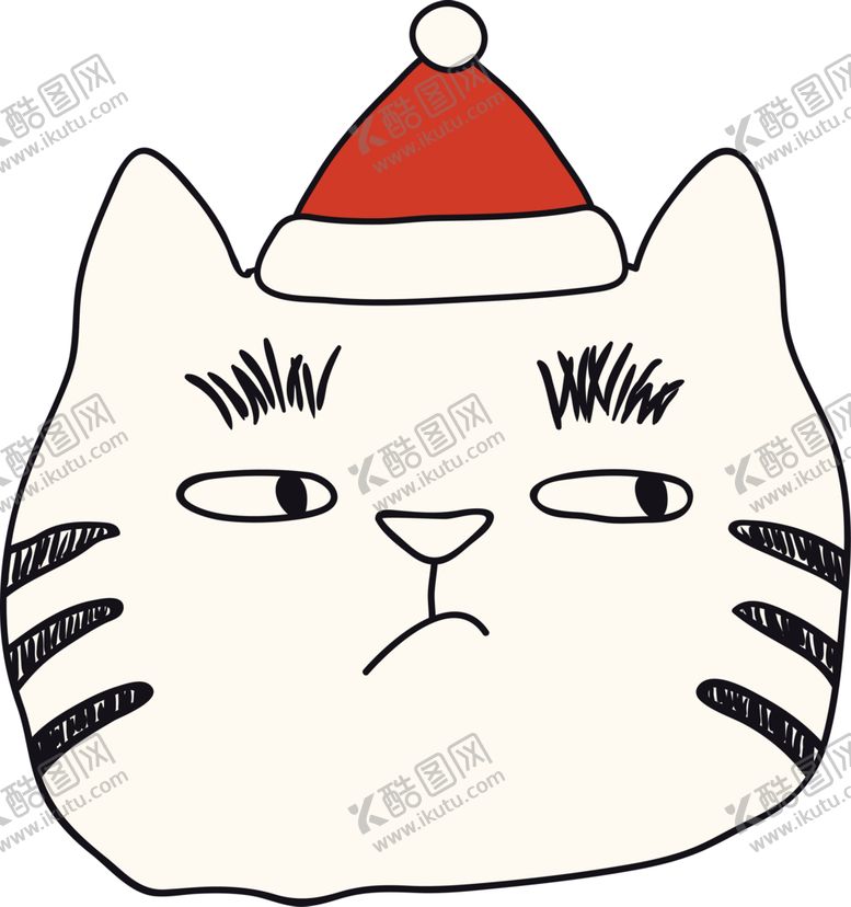 编号：92585510190818188770【酷图网】源文件下载-手绘卡通猫