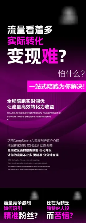 流量造势招商海报
