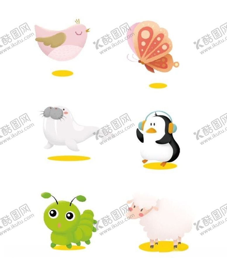 编号：89269010151421345140【酷图网】源文件下载-卡通动物