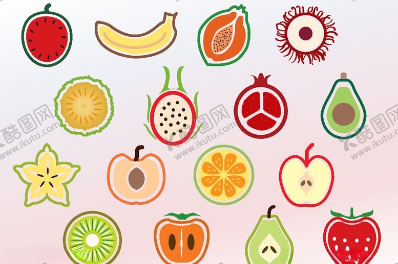 编号：80220210010424278010【酷图网】源文件下载-矢量果蔬素材