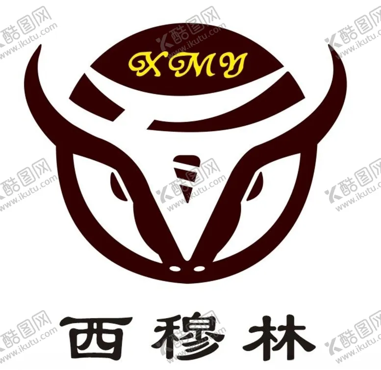 编号：10781204280659484260【酷图网】源文件下载-面牛头字面标志