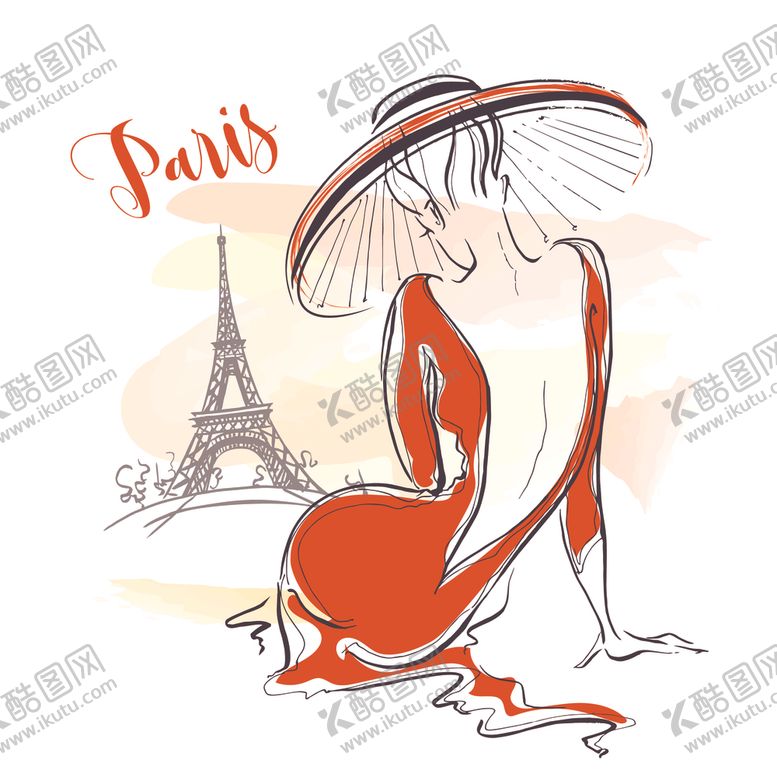 编号：61032307092009003578【酷图网】源文件下载-女性插画