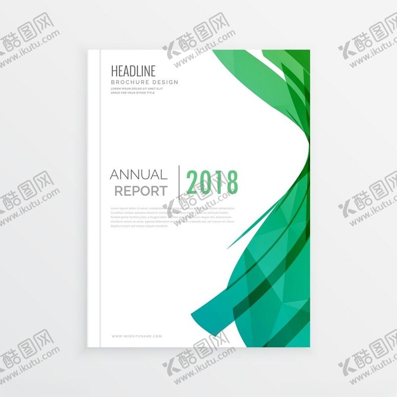 编号：83454302111951512825【酷图网】源文件下载-绿色画册企业简约
