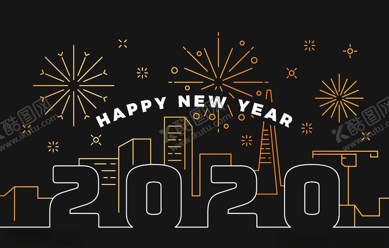 编号：13923809170711572902【酷图网】源文件下载-2020新年元旦