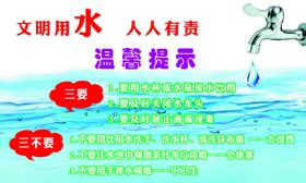 文明用水温馨提示