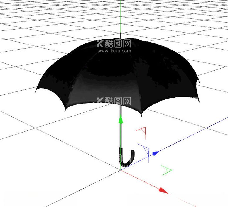 编号：86326201250734567923【酷图网】源文件下载-C4D模型雨伞