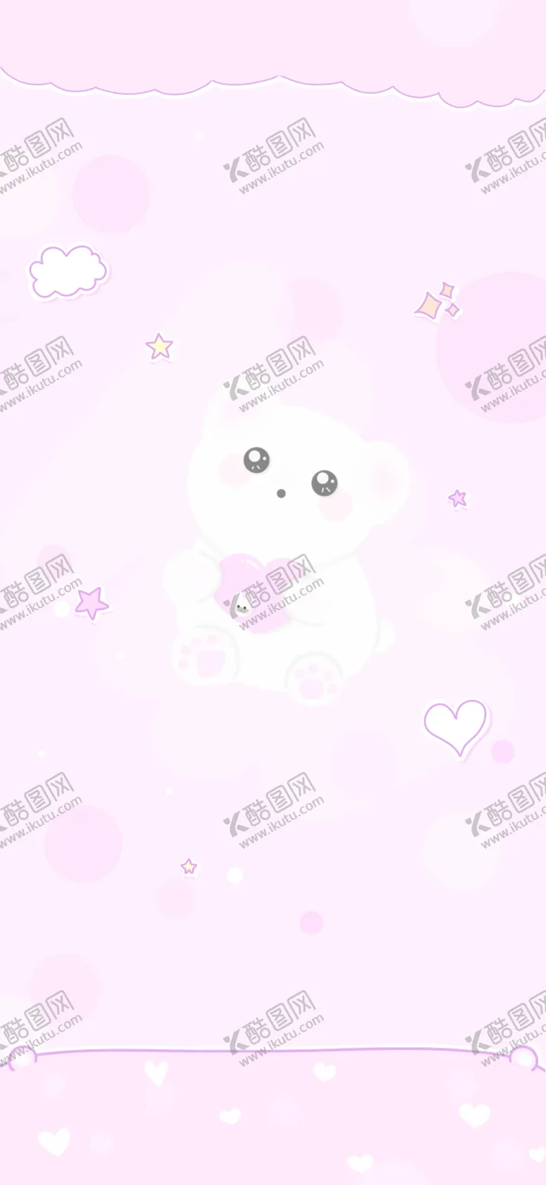 编号：41321101301516092944【酷图网】源文件下载-可爱小熊壁纸