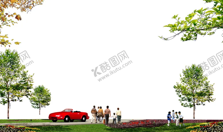 编号：38539811191132255255【酷图网】源文件下载-广场绿化