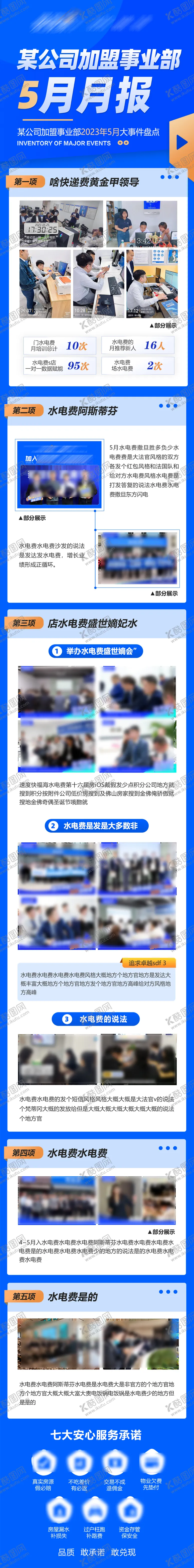 编号：60389411300150592450【酷图网】源文件下载-公司月报总结长图