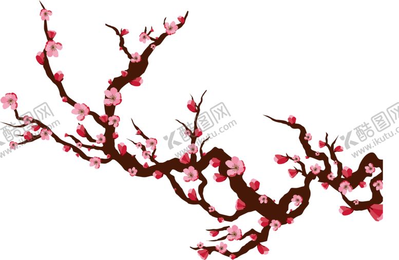 编号：21369605150205153784【酷图网】源文件下载-中国风水墨梅
