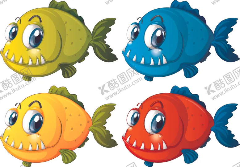 编号：70823210292156552438【酷图网】源文件下载-卡通鱼