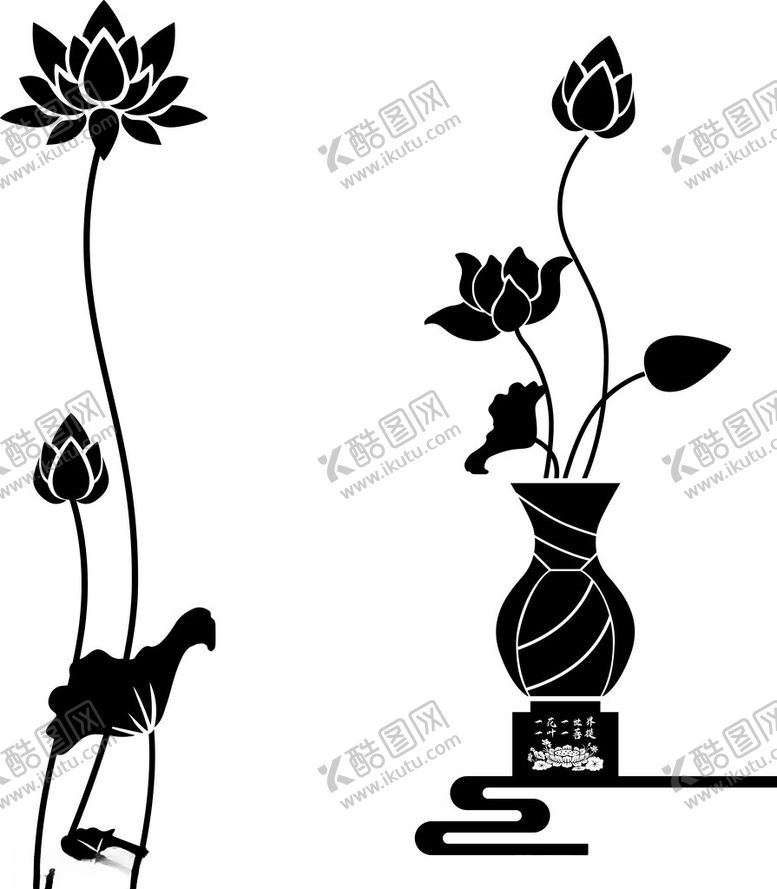 编号：92595801260101273557【酷图网】源文件下载-莲花剪影