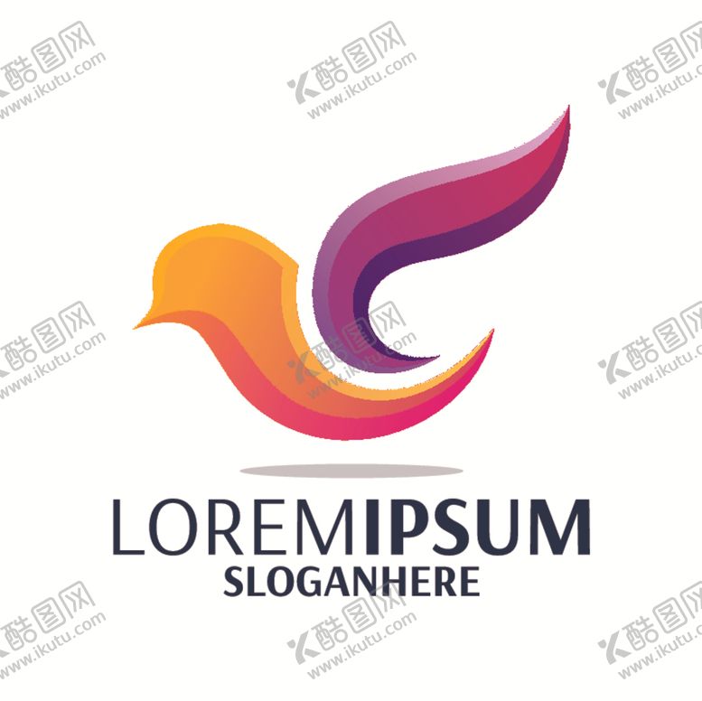编号：63543910281346545846【酷图网】源文件下载-禽类LOGO标志
