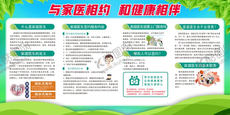 编号：41872509130127259470【酷图网】源文件下载-世界家庭医生日宣传展板展板